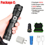 T20 Super Bright Rechargeable LED Flashlight